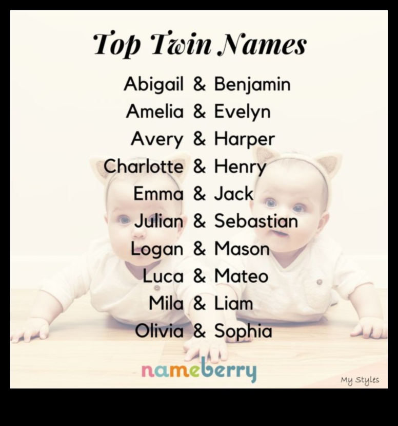 Λεπτά ντουέτα: Αρμονικά δίδυμα ονόματα μωρών